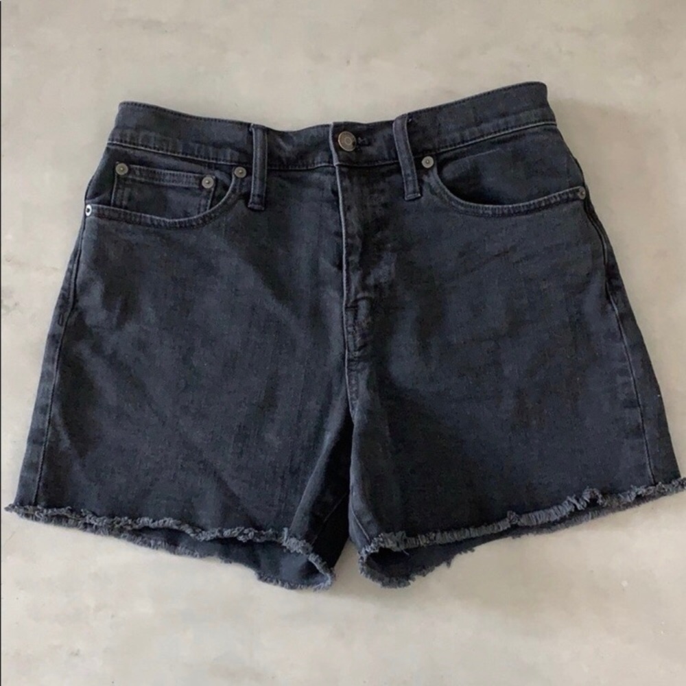 Madewell high rise denim shorts